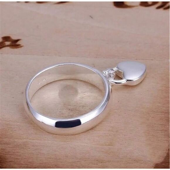 Sterling Heart Ring - Picture 6 of 6